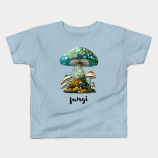 Fungi Mushrooms and  Moss Kids T-Shirt